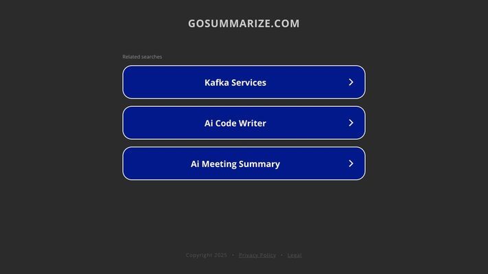 gosummarize