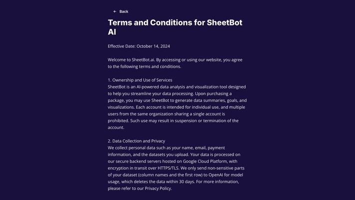 SheetBot AI