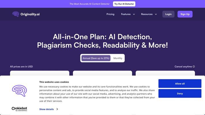 Originality AI Plagiarism and Fact Checker - Publish With Integrity