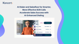 Koncert: AI-Powered Sales Dialer with Remote Salesfloor