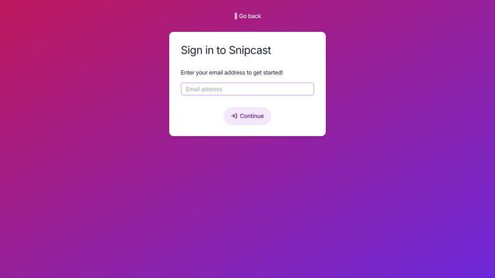 Snipcast.io – AI-generated podcast summaries