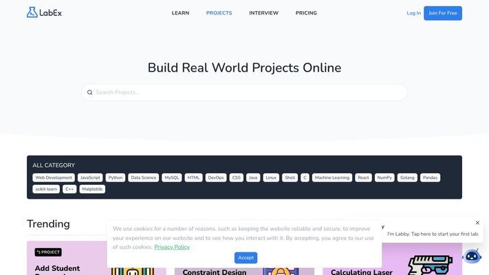 Free Linux, DevOps & Cybersecurity Labs | LabEx