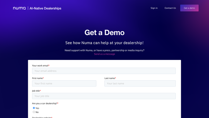 Numa | AI for Dealerships