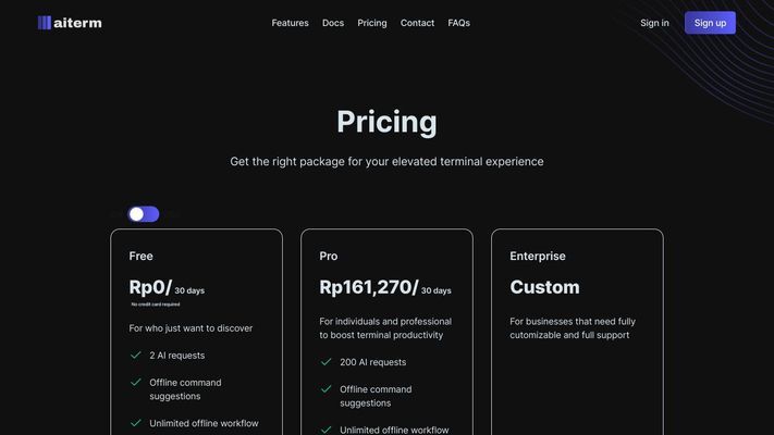 AI Terminal Assistant - AiTerm