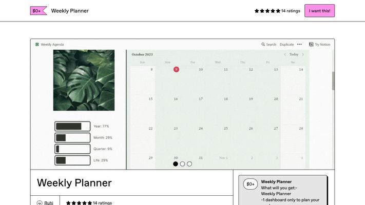 Weekly Planner