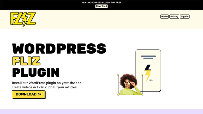 Fliz - Your AI-Powered Video Creator for Engaging Videos