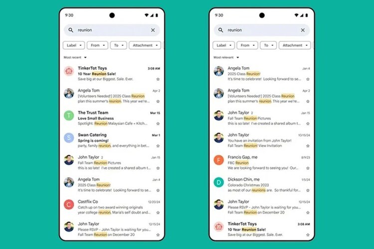 谷歌利用人工智能改进Gmail搜索功能