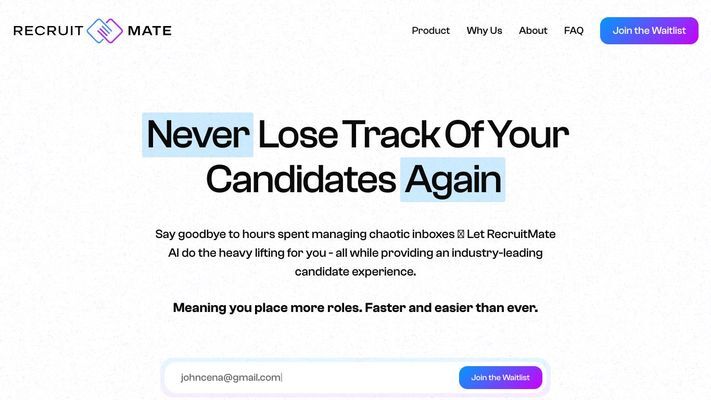 RecruitMate AI - Candidate Management Made Easy