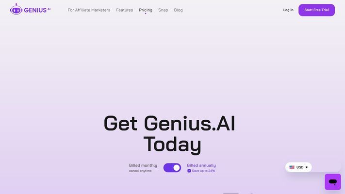 Genius.AI: Your Social Media Organic Growth Platform