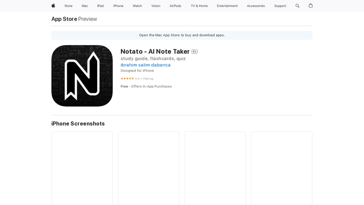 ‎Notato - AI Note Taker