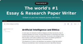 Blainy — The world’s #1 research paper writer