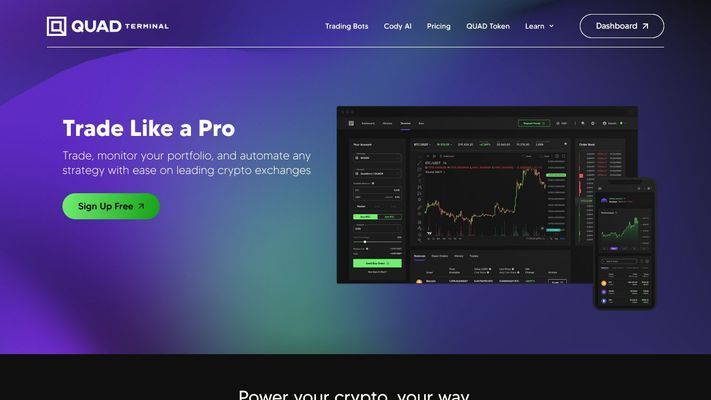 Quad Terminal - AI-Enabled Crypto Trading and Automation Platform