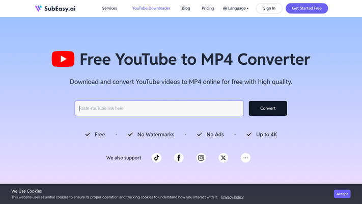 SubEasy: Accurate AI Audio Transcription & Video Subtitles