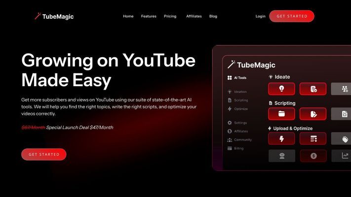 TubeMagic - AI Tools to Help You With YouTube