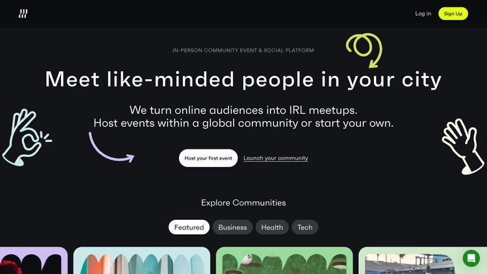 IN-PERSON Community Platform