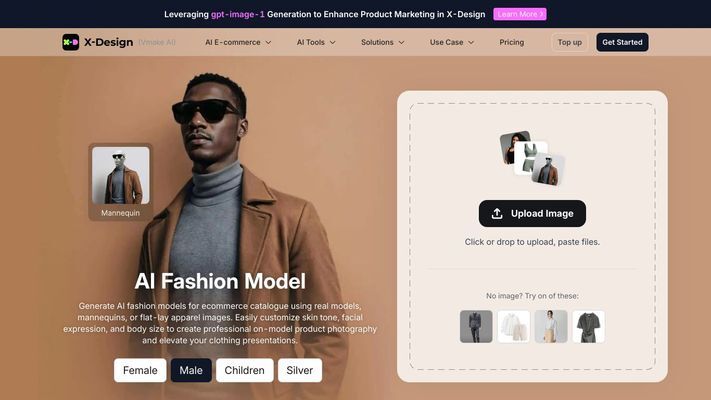 AI Fashion Model Generator