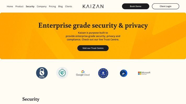 Kaizan AI Client Service Platform