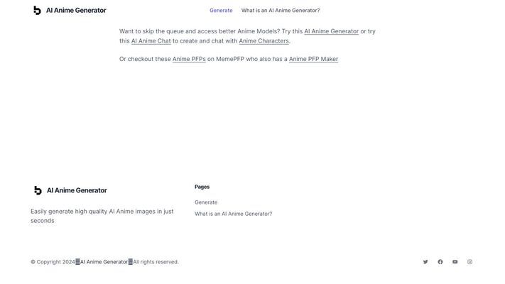 AI Anime Generator – High Quality Anime Images