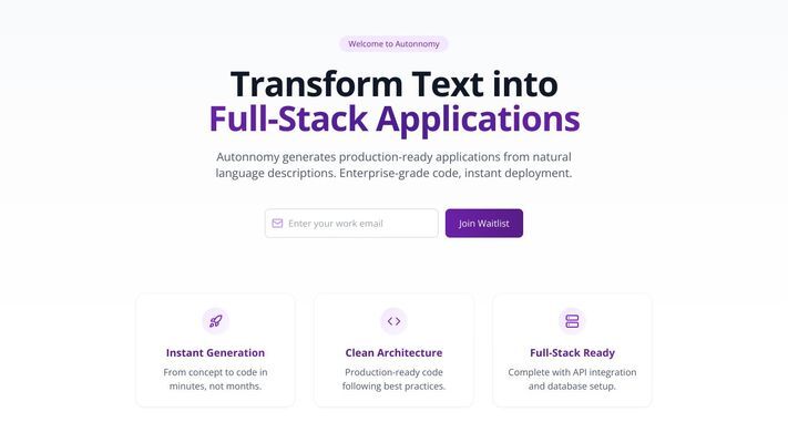 Enterprise App Generator