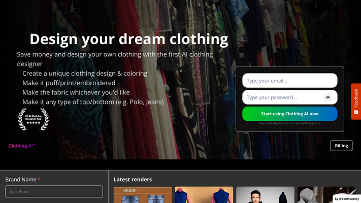 Clothing AI - AI Fashion Designer
