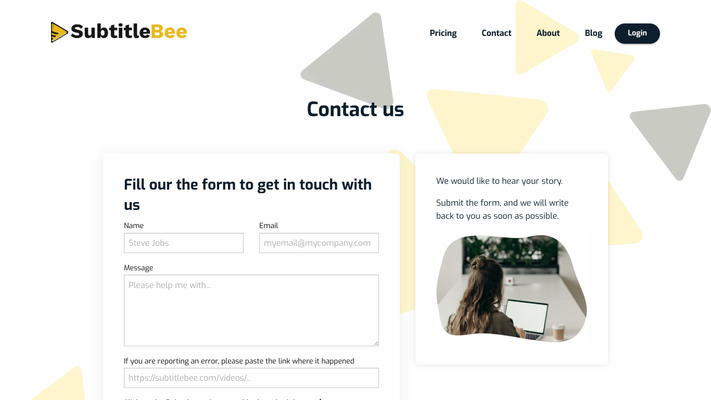 SubtitleBee | Add Captions and Subtitles to Videos Online