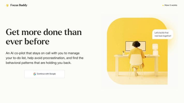 Focus Buddy - Boost Productivity with AI-Powered Focus Sessions