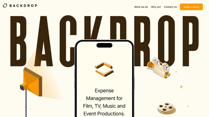 Backdrop | Manage expenses for Film, TV, Music & Event Productions