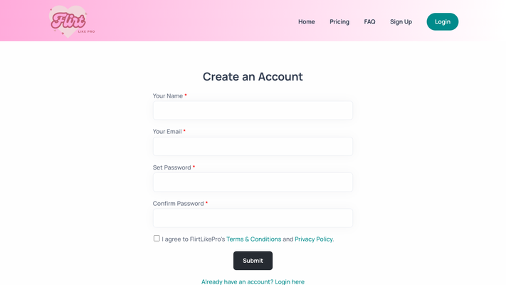 Flirt Like Pro - Meet AI-based Flirting Chatbot that gives you witty replies. 💬
