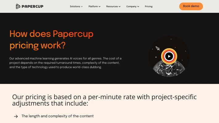 Papercup - Premium AI Dubbing