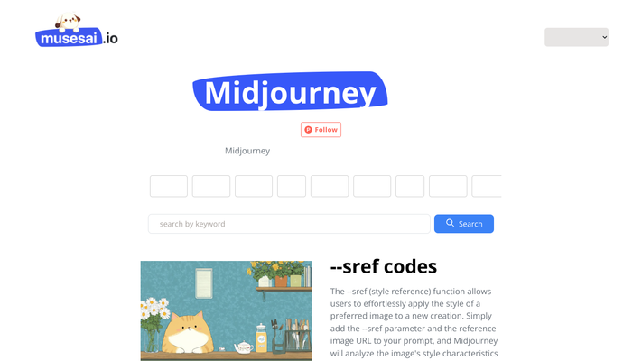 Best AI Art Prompts, Including Midjourney Style Codes, Fueling Your Creative Inspiration - musesai.io