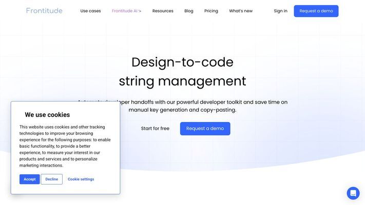 Frontitude | Ship consistent UX content in every language at scale