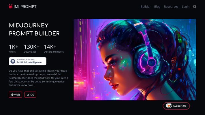 IMI Prompt: Midjourney Prompt Generator v5
