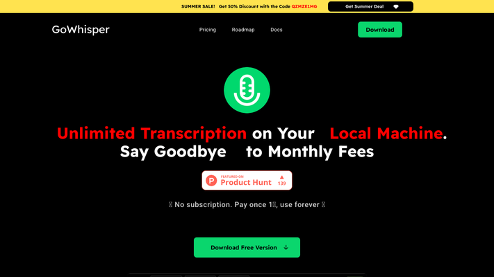 GoWhisper: The Privacy-First, Cross-Platform Desktop App for Local Audio Transcription