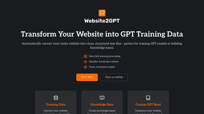 Website to GPT
