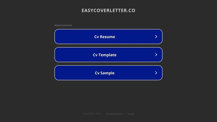easycoverletter
