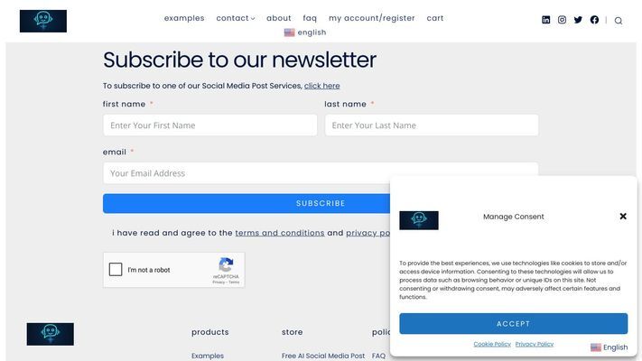 AI Social Media Post Generator