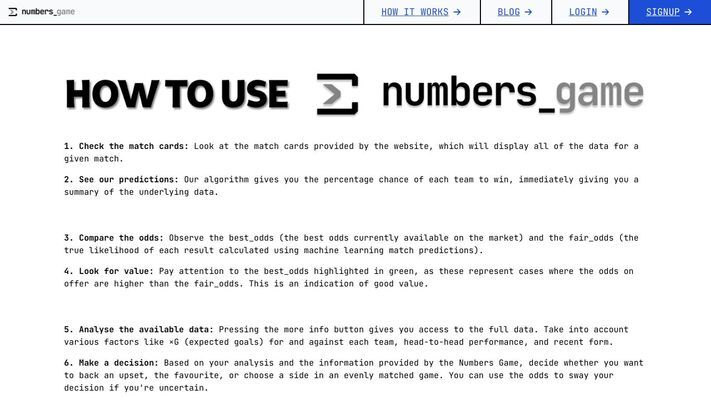 Numbers Game