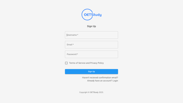 OETStudy - Online English Test Study - AI powered DET prep tool