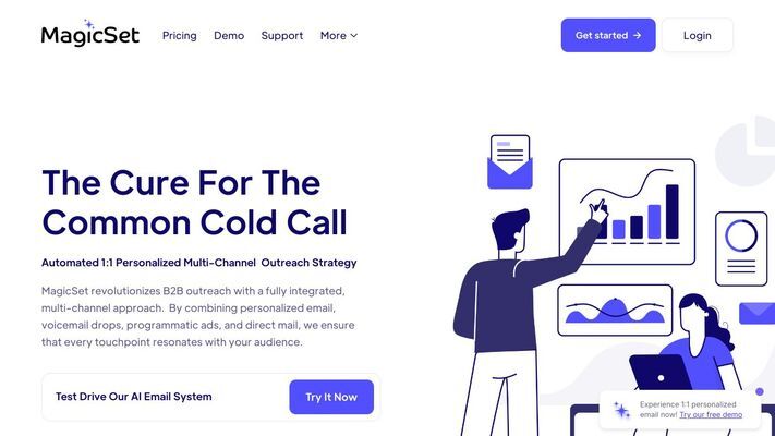 MagicSet - Automated B2B Email Outreach & Meeting Scheduling Tool