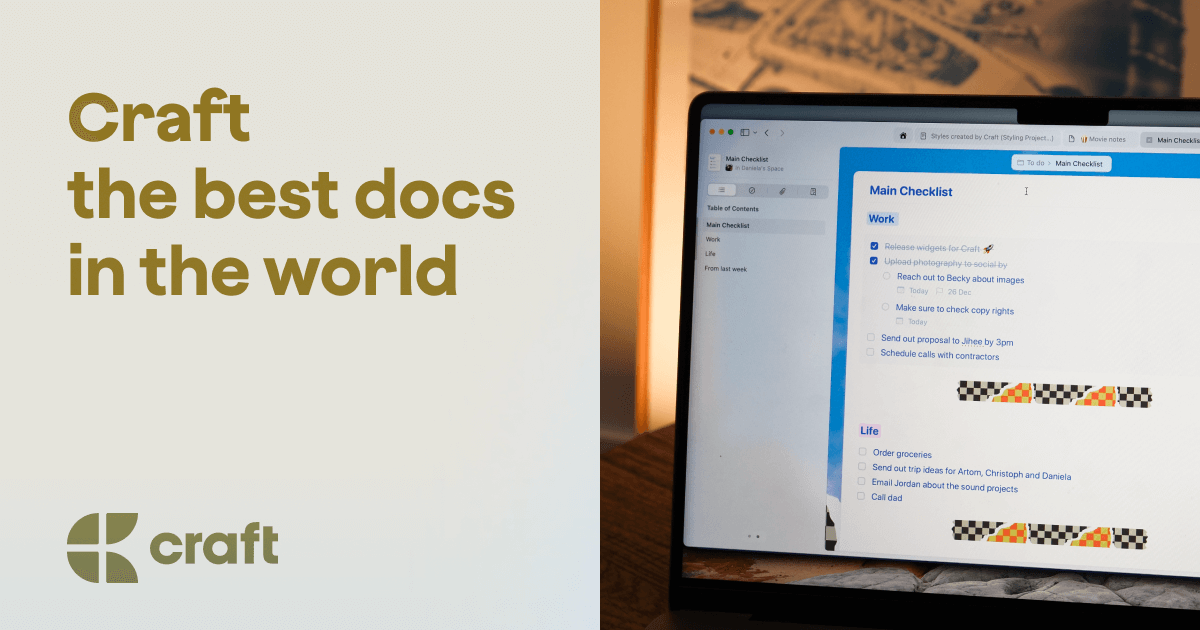 Craft the best docs in the world
