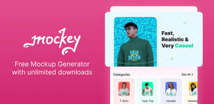 Best Free Mockup Generator with AI Mockup Templates | Mockey