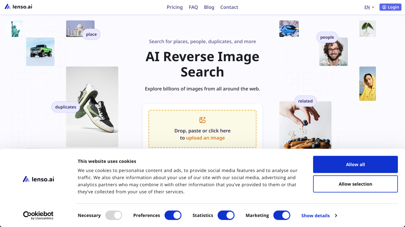 Lenso.ai - AI Reverse Image Search