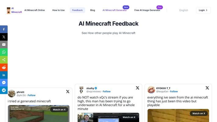 AI Minecraft - AI Oasis Minecraft Game Online