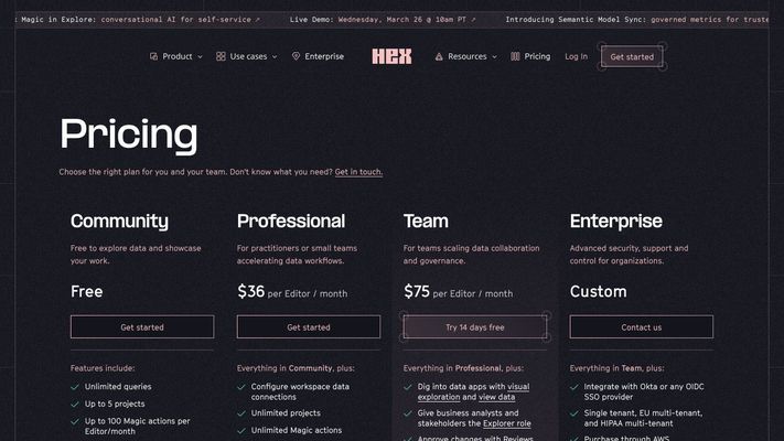Bring everyone together with data | Hex