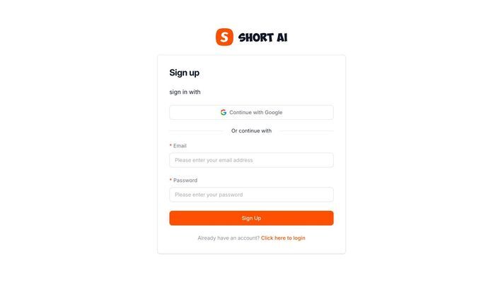 Free AI Short Video Generator:Auto Create Viral Videos | Short AI