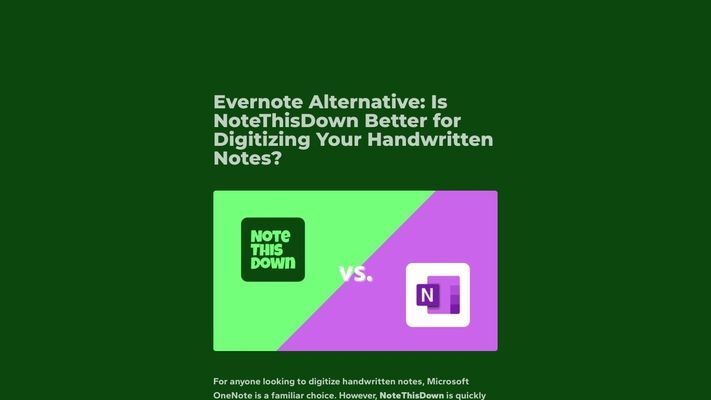 Note This Down – Transcribe Handwritten Notes with AI