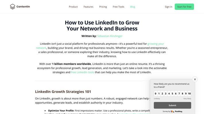 The #2 AI LinkedIn Post Generator | ci-web