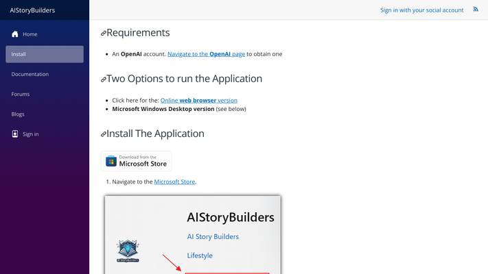 AIStoryBuilders - Home