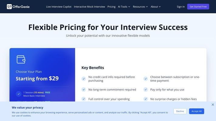 OfferGenie - AI-Powered Interview Assistant
