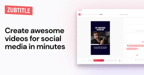 Zubtitle - Add Subtitles to Videos & Edit Videos Online